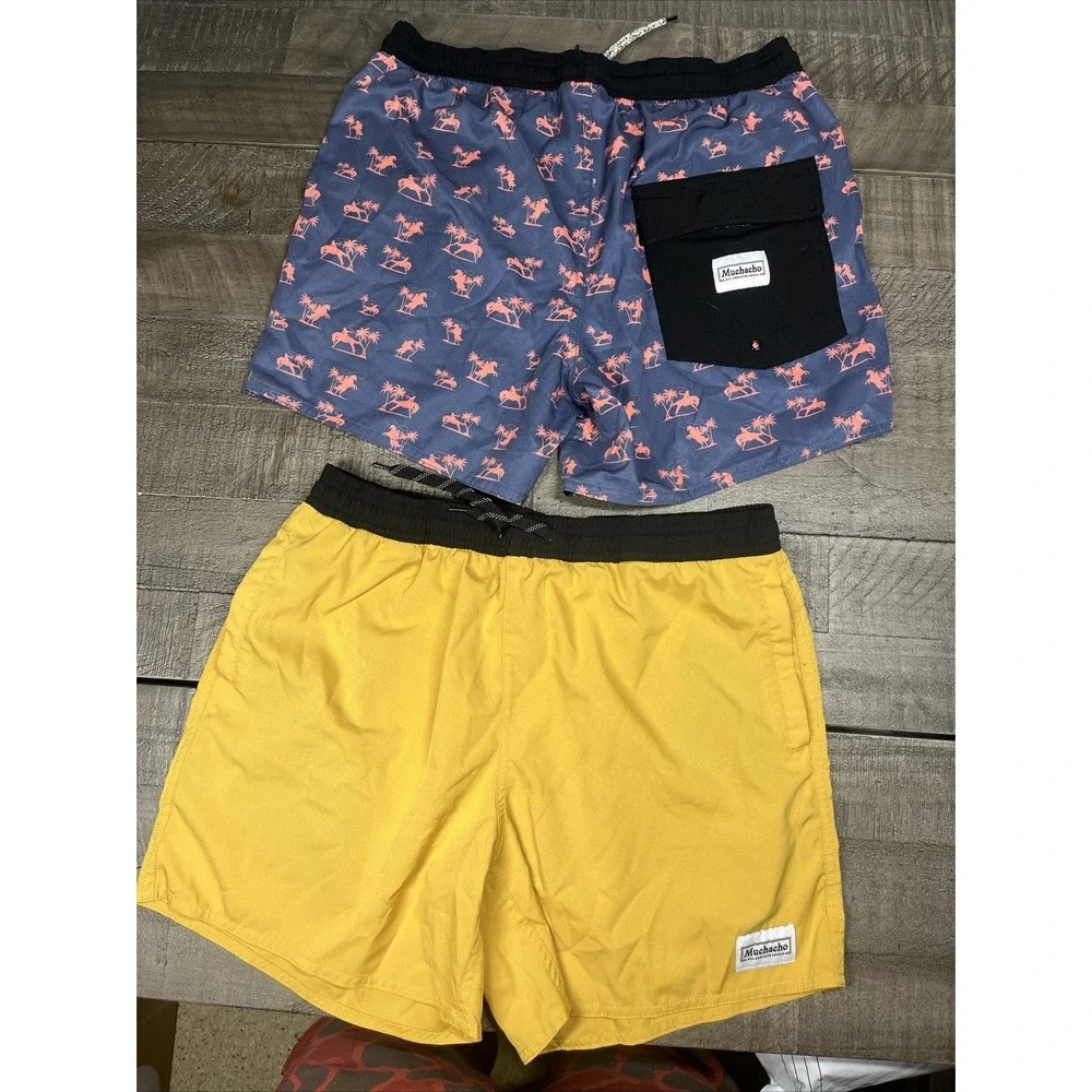Lot Of 2 Muchacho Surf Board Shorts By Jacks‎ Surfboards Country Western 5
